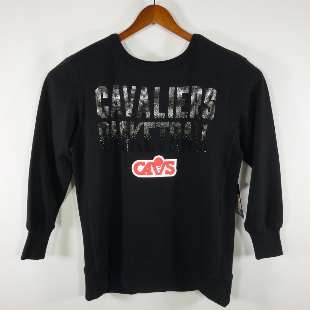 Cleveland Cavaliers Black Rhinestone Sweatshirt M
